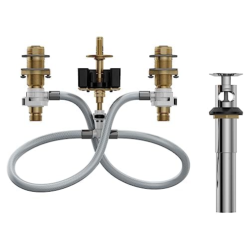 Moen 9000 M-Pact Widespread Lavatory Rough-in Valve with Drain Assembly Color: - Like New