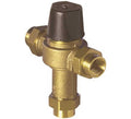 LFLM496-1 Under Counter Thermostatic Mixing Valve, 3/4" Union Npt Female, Rough Bronze,