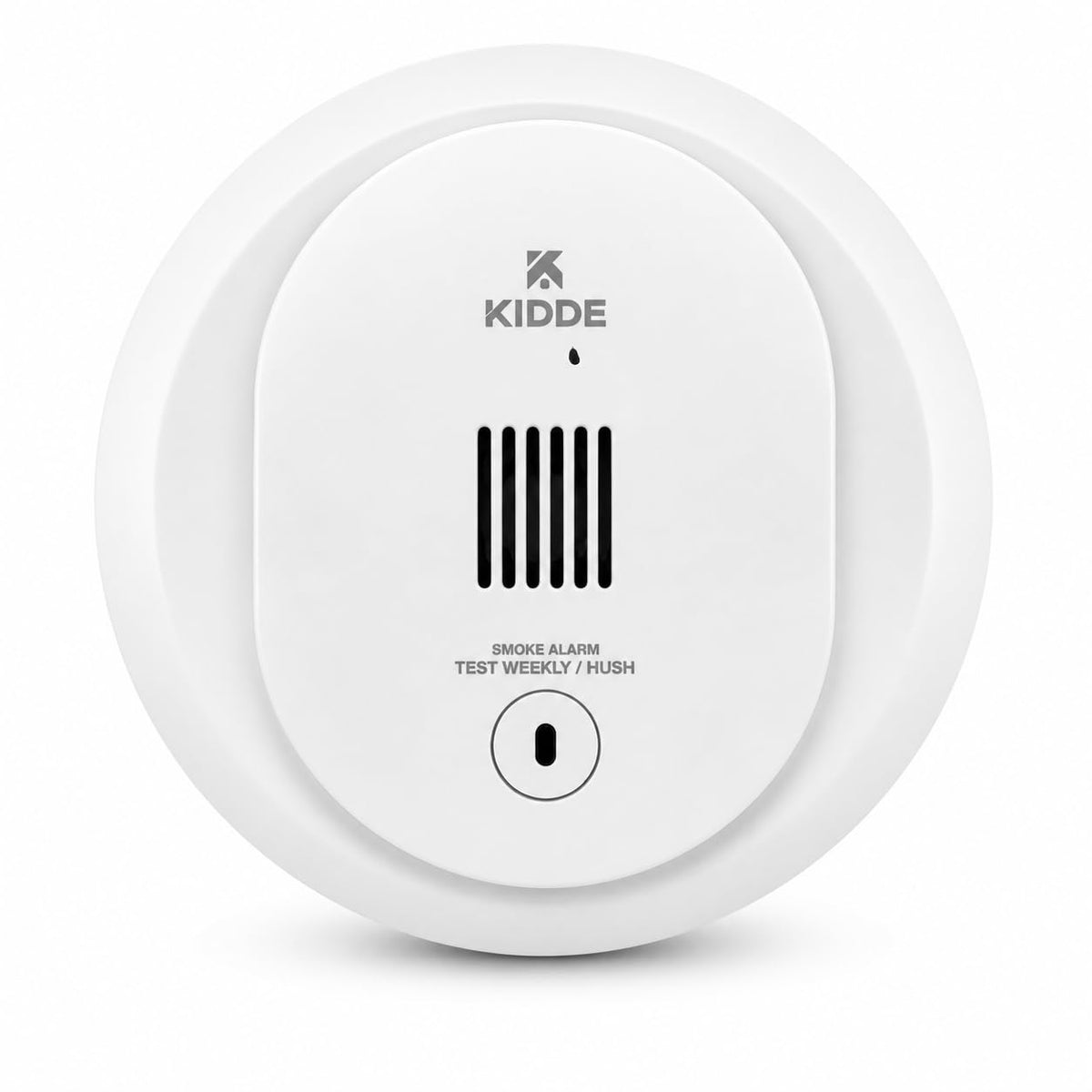 Kidde Compact 4 in. Battery Powered Smoke Detector with Photoelectric Sensor 21031428