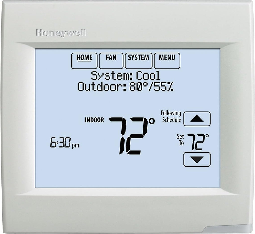 Honeywell TH8320R1003 Honeywell VisionPro Heat/Cool Digital Thermostat, White