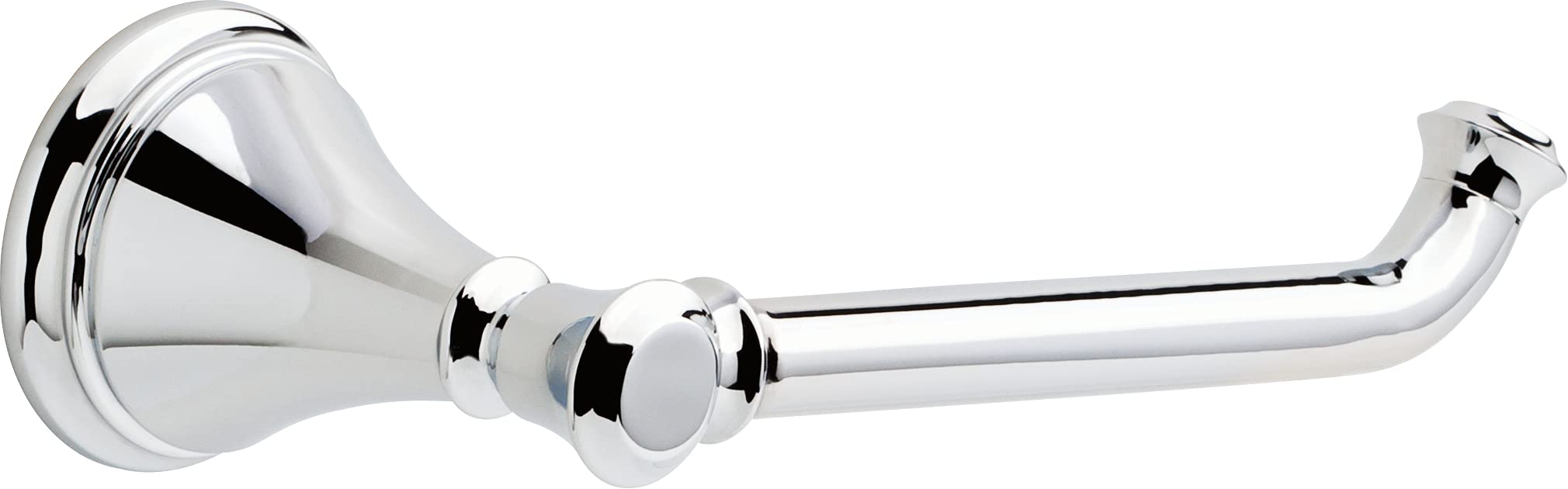 Delta Single Post Toilet Paper Holder | Polished Chrome | Wall Mount | Cassidy Bathroom Accessories