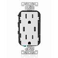 Leviton 30W (6A) USB Dual Type-C/C PowerT5635-W, White lot of 3