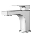 Pfirst Modern Single Handle Low Arc Single Hole Bathroom Faucet with Drain Kit - Like New