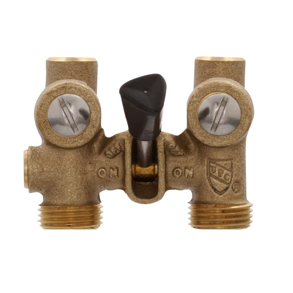 1/2 175C, Watts, 1/2 in. Bronze Sweat x MHT Washing Machine Shutoff Valve