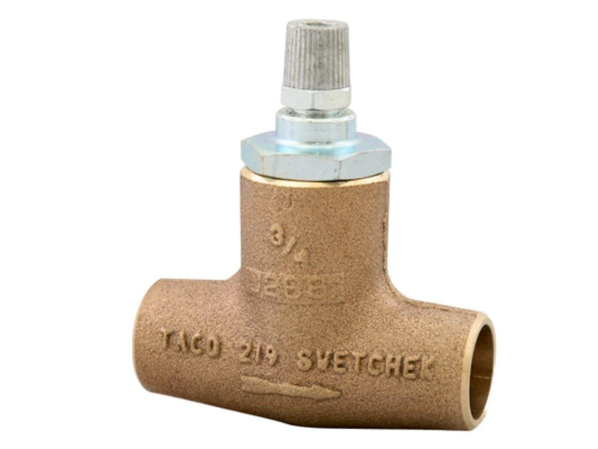 Taco 219-4 3/4" Sweat, Bronze Horizontal Flo-Check Valve