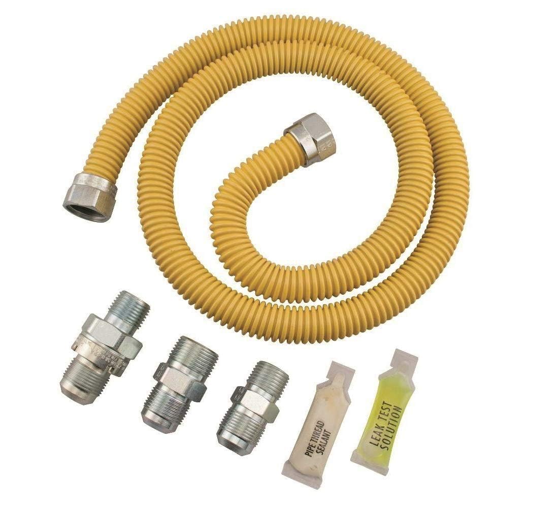Watts Dormont 30C-3131KIT-48B Complete Gas Range Install Kit 48  Length - Like New