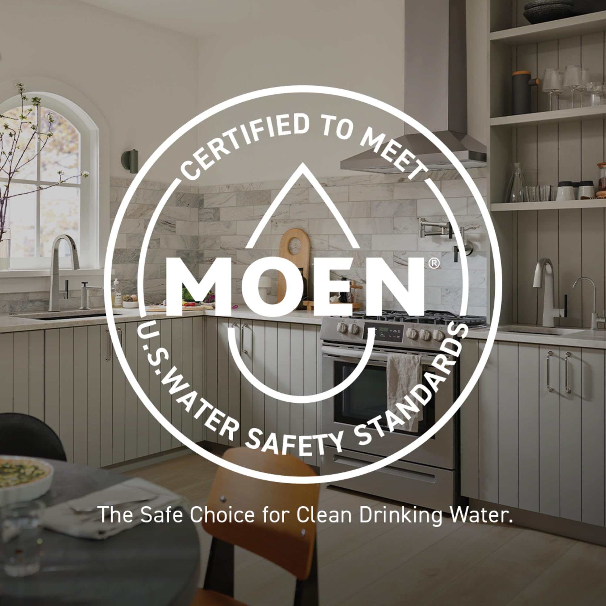 Moen 6410BN Eva 4" Centerset 2-Handle High-Arc Bathroom Faucet - Brushed Nickel - Like New