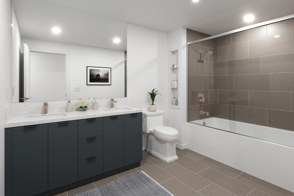 Pfirst Modern Single Handle Low Arc Single Hole Bathroom Faucet with Drain Kit - Like New