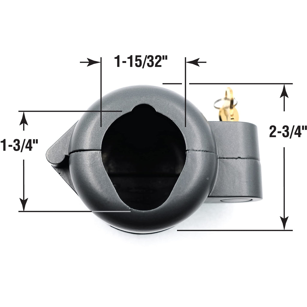 Prime-Line S 4181 Handle Lock-Out Device – Handle Lock with Key to Block Acces