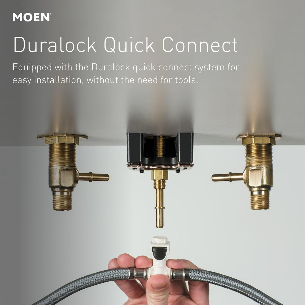 MOEN 84947BRB Banbury 8 in. Widespread Double Handle High-Arc Bathroom Faucet in - Like New