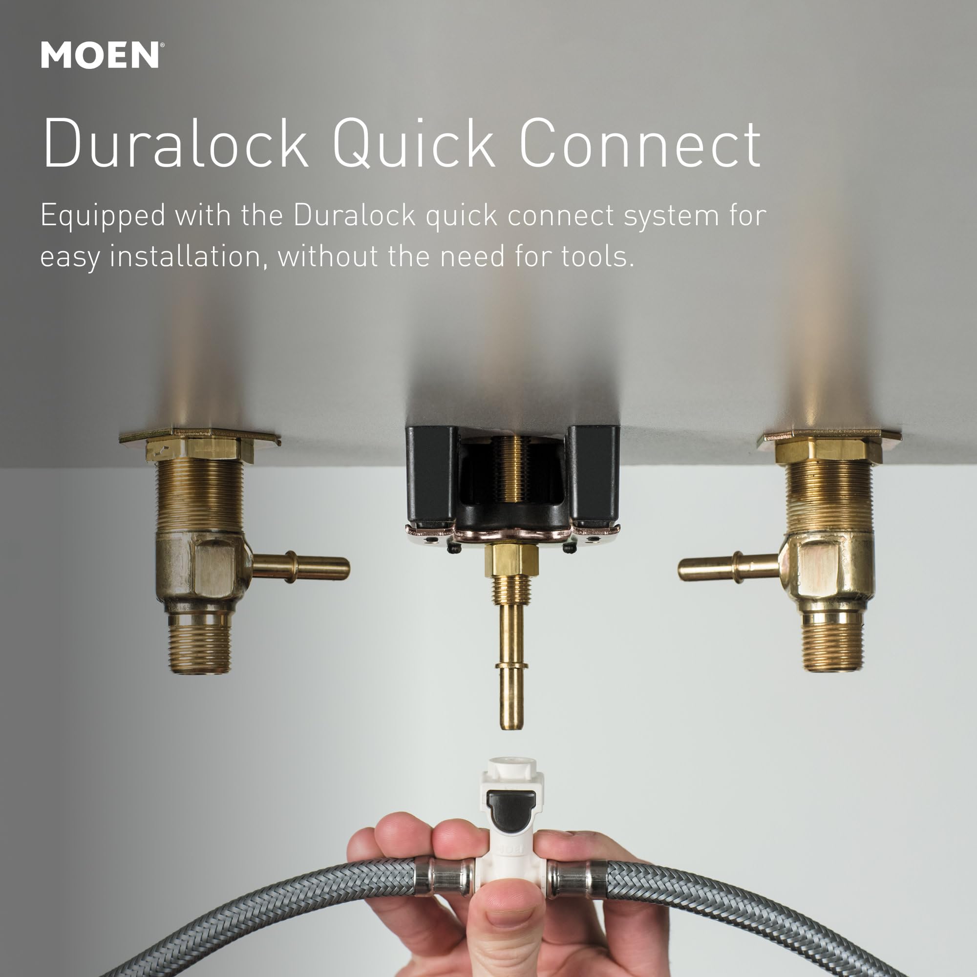 MOEN 84947BRB Banbury 8 in. Widespread Double Handle High-Arc Bathroom Faucet in - Like New