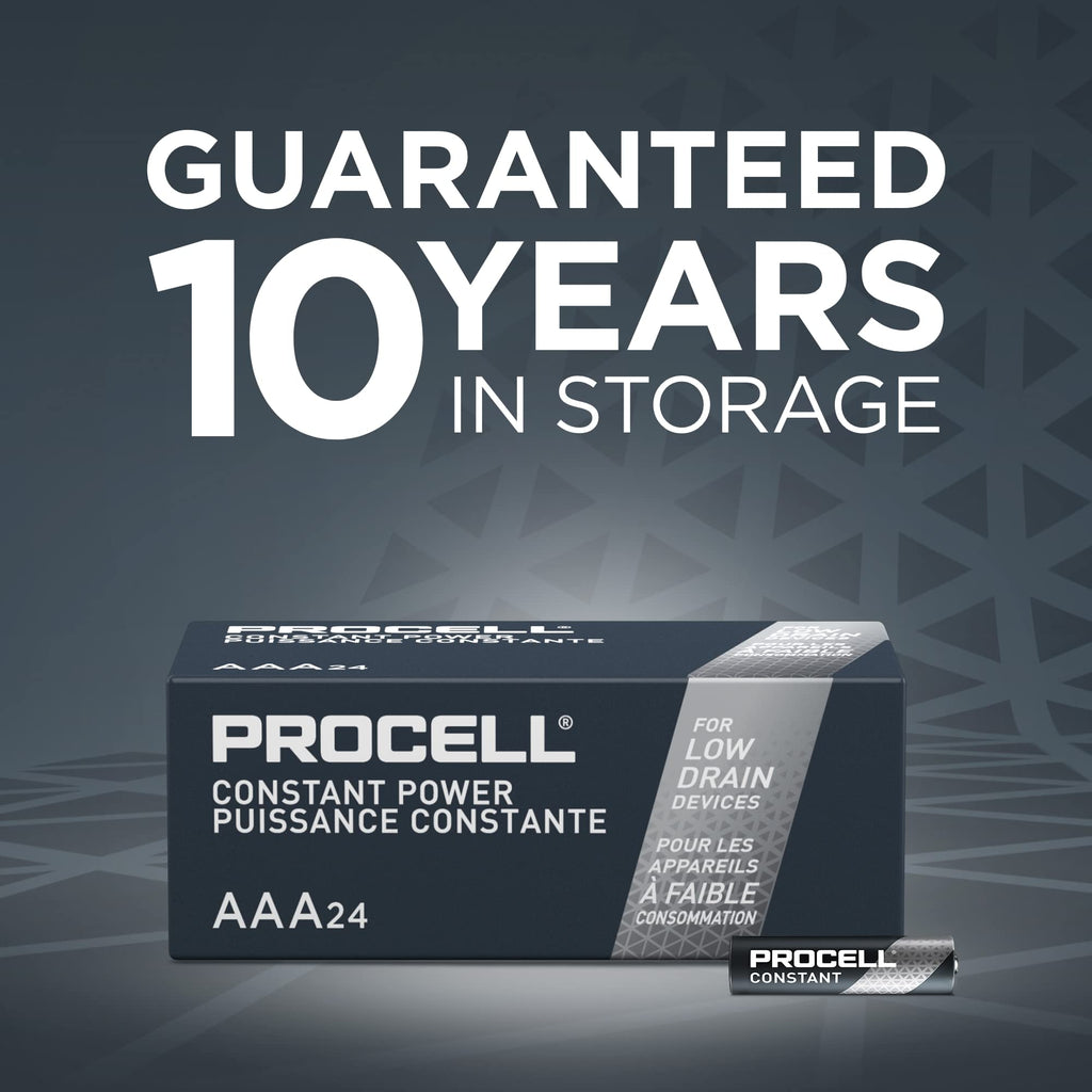 PROCELL Alkaline AAA Batteries, 1.5V Alkaline AAA for Low Drain Professional