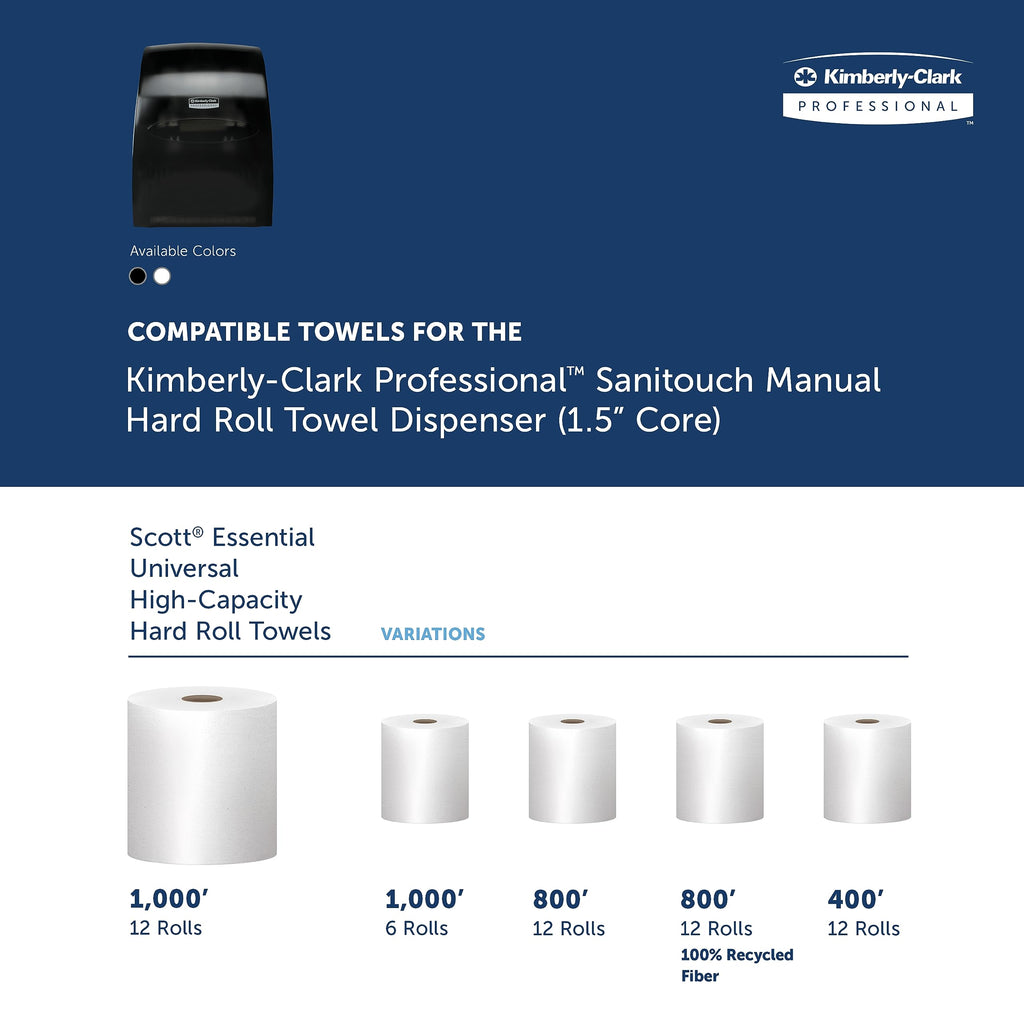 Kimberly-Clark Professional Sanitouch Manual Hard Roll Towel Dispenser 09996