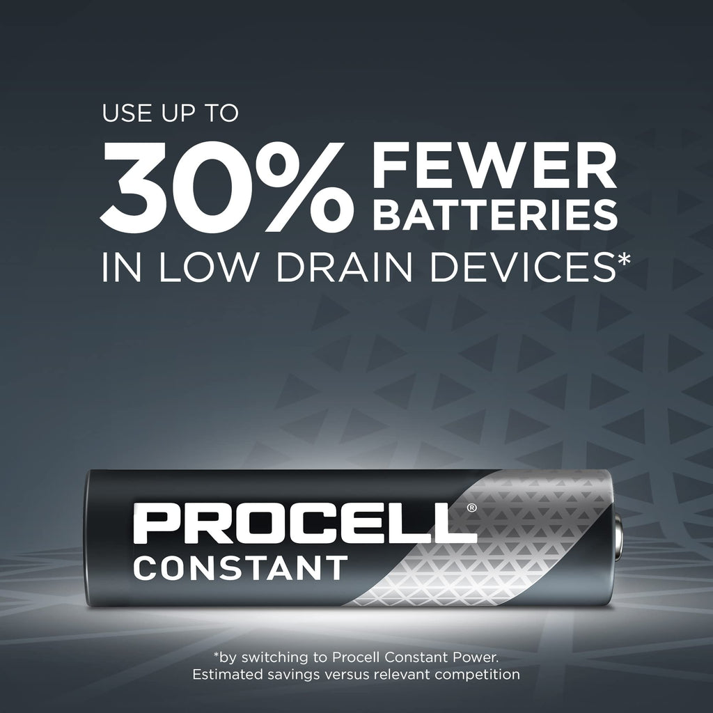 PROCELL Alkaline AAA Batteries, 1.5V Alkaline AAA for Low Drain Professional