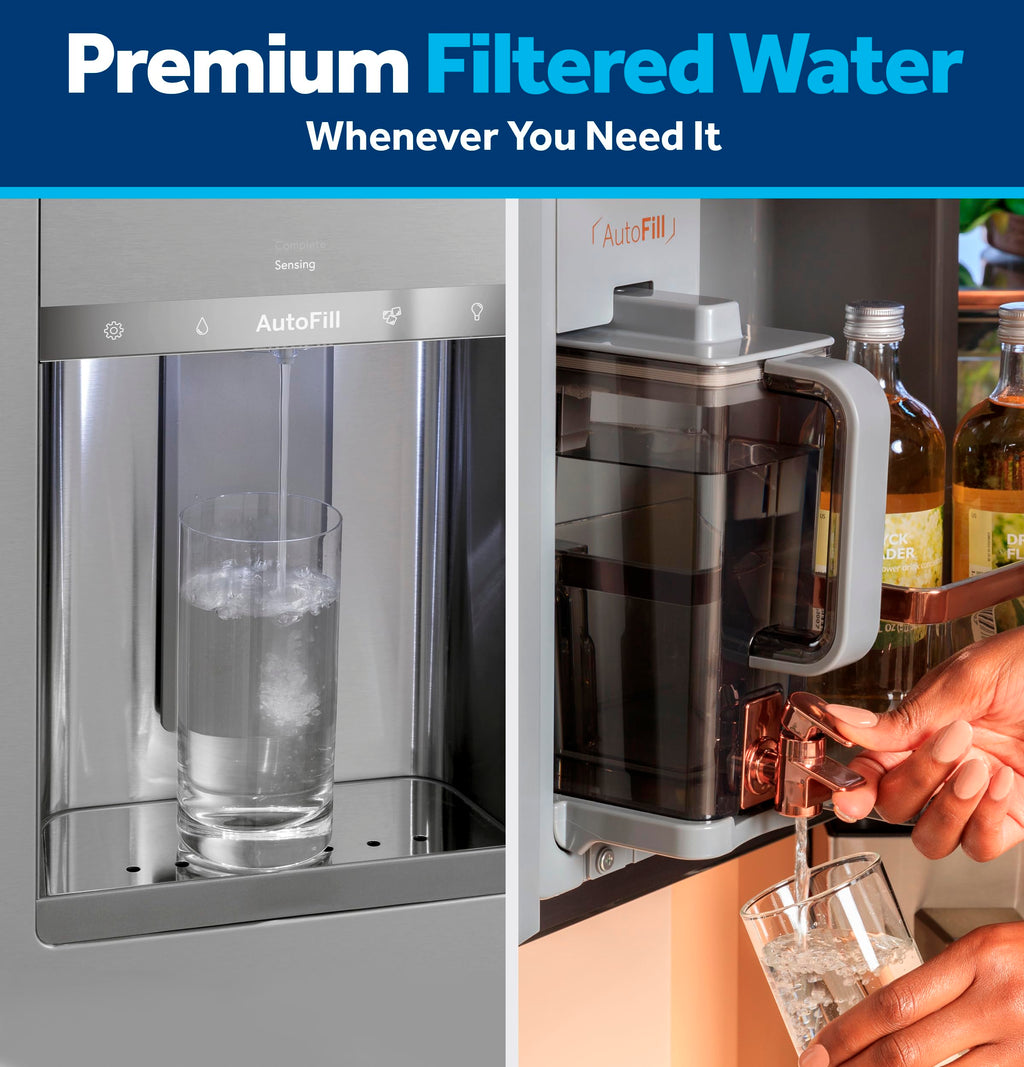 GE XWFE™ Refrigerator Water Filter, Genuine Filter, Guaranteed Fit, 1-pack