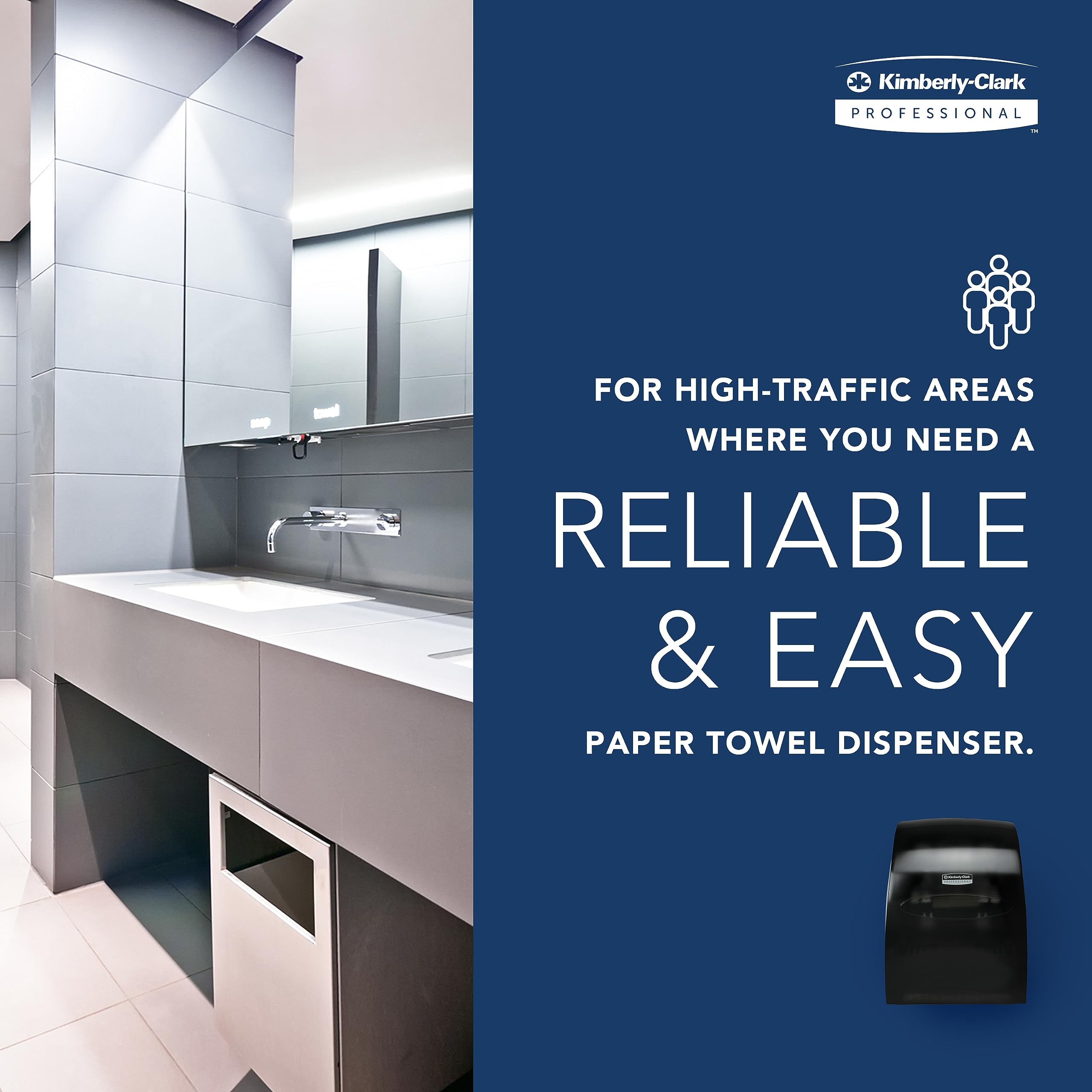Kimberly-Clark Professional Sanitouch Manual Hard Roll Towel Dispenser 09996