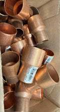 Copper Fitting Reducer 1-1/2" x 1" Sweat Pipe Pressure Coupling （25 pieces)