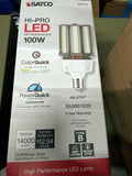 Satco LED HID Replacement Corncob Bulb 100-277V Mogul EX39 Base 5000K