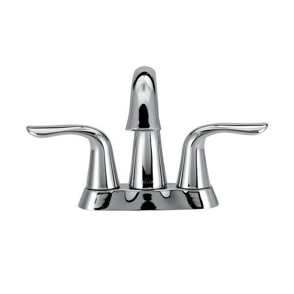 Delta Lahara 2538-MPU-DST Two Handle Centerset Bathroom Faucet Chrome