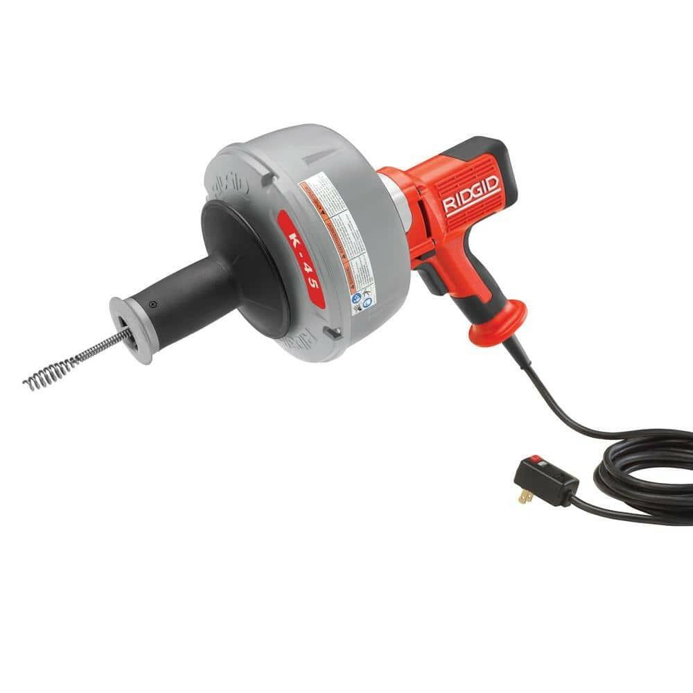 RIDGID 36013 K-45-1 120V Drain Cleaner with Cable and Carrying Case