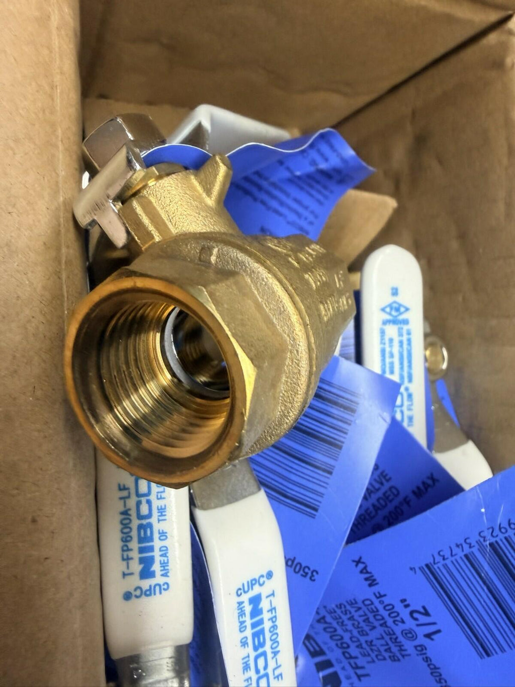 Lot of 18 NIBCO NL998X6 1/2" FIP Lead Free Ball Valve