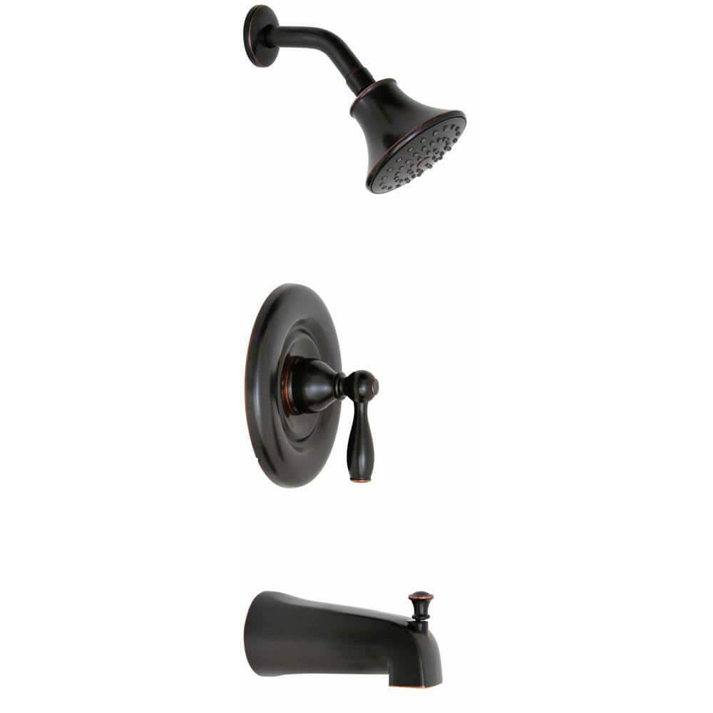 Premier 3583695 6 in. Muir Single-Handle 1-Spray Tub & Shower Faucet  Oil Rubbed Bronze