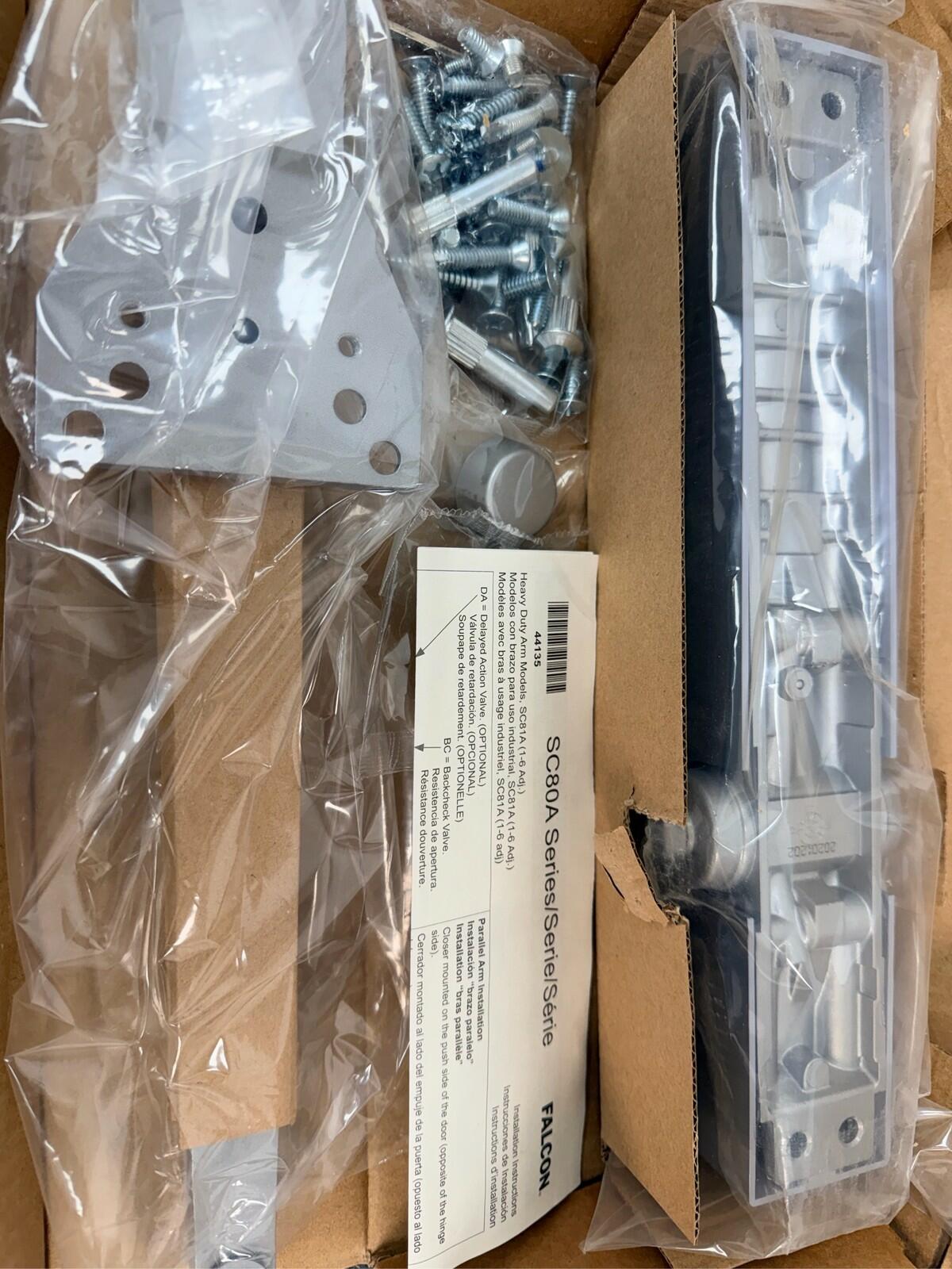 Falcon SC81A Door Closer AL Finish Cylinder Function 2 Cover 1-6