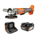 RIDGID 18V Cordless 4-1/2 In. Angle Grinder Kit W/ Battery & Charger