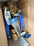 Everbilt 3/4" Lead Free Brass Ball Valve w/ Drain FIP x FIP Full Port lot of （8）