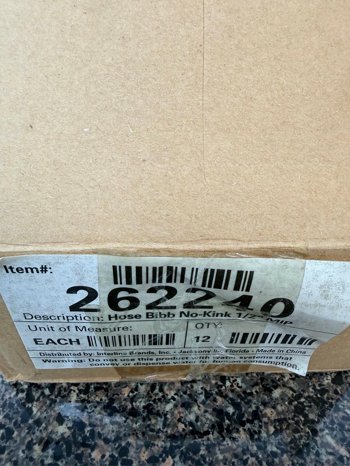 ProPlus Brass Hose Bibb 1/2" MIP Outdoor Faucet Valve  lot of 12