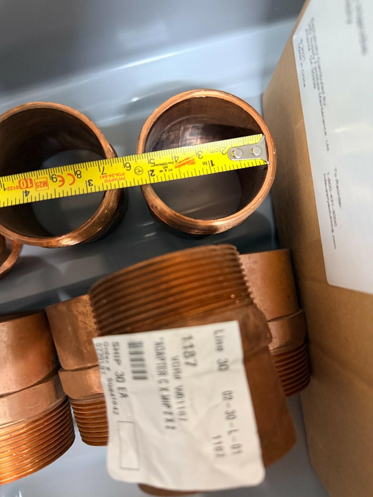 A Lot Of 17 Pieces WROT ADAPTER C X MIP 2