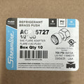 Lot Of 10 Mueller Streamline ACP15727 1/2" Push Fitting Flare Adapter