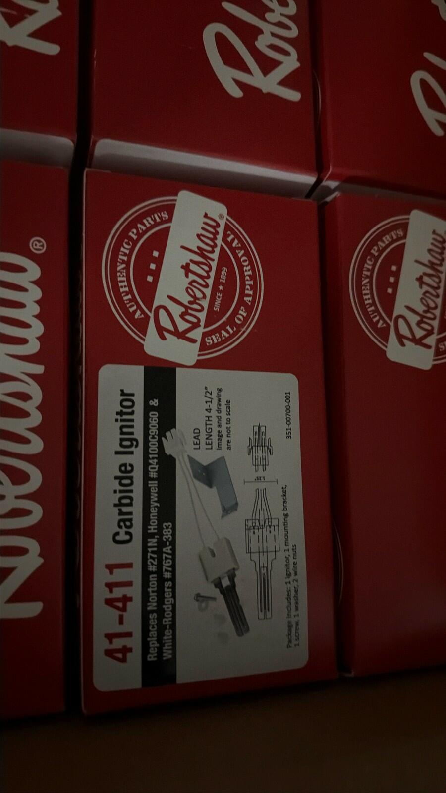 Robertshaw 41-411 Ignitor Furnace Replaces Norton Honeywell lot of 5