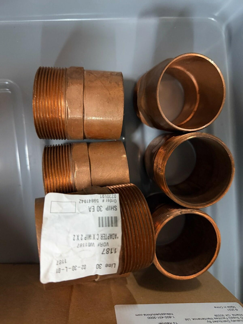 A Lot Of 17 Pieces WROT ADAPTER C X MIP 2