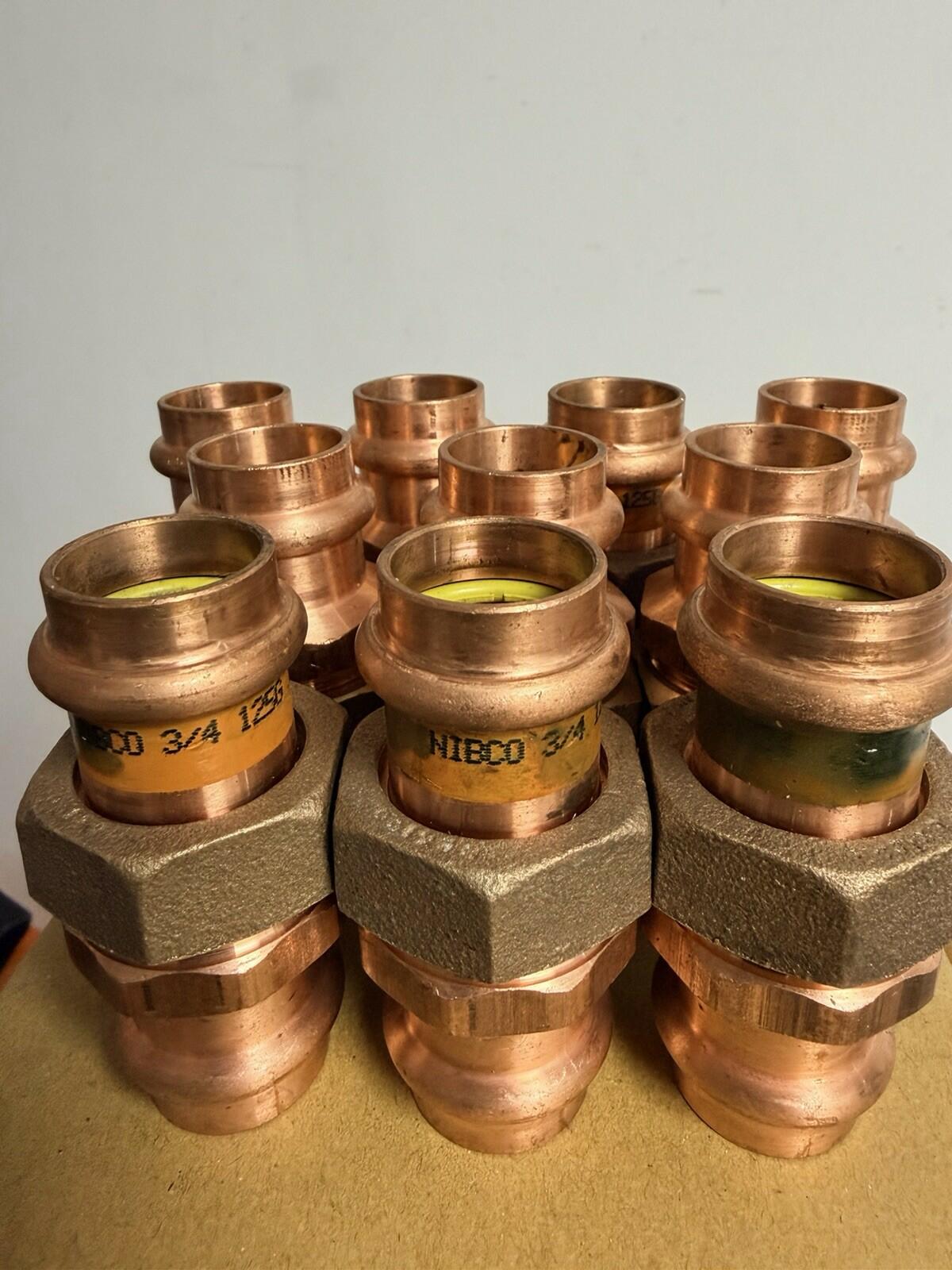 NIBCO PROPRESS 3/4" UNIONS Lot Of (10)