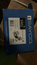 Sayco S402 Chrome 4" Centerset Bathroom Faucet with Pop-Up Drain